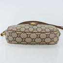 GUCCI GG Plus Supreme Shoulder Bag PVC Leather Beige Gold Auth 143237-9