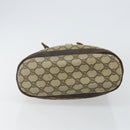 GUCCI GG Supreme Shoulder Bag PVC Beige Gold Auth 143238-10