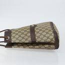 GUCCI GG Supreme Shoulder Bag PVC Beige Gold Auth 143238-5