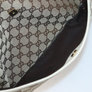 GUCCI GG Canvas Tote Bag Beige Gold 121023 Auth 143241-11
