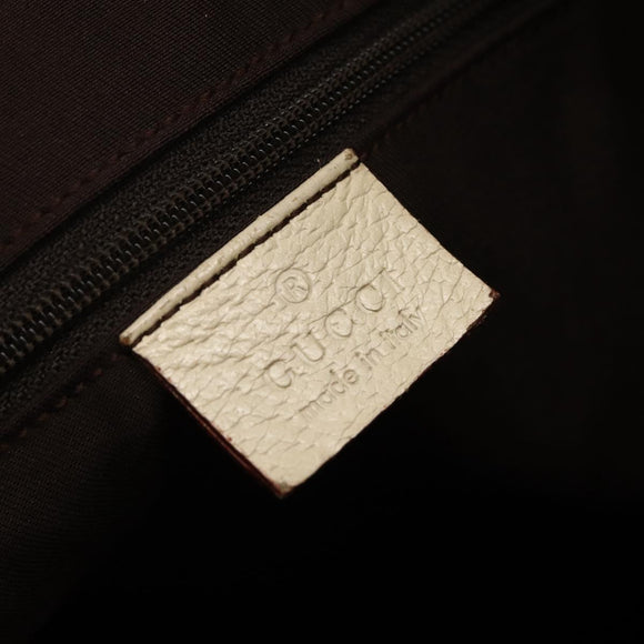 GUCCI GG Canvas Tote Bag Beige Gold 121023 Auth 143241