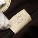GUCCI GG Canvas Tote Bag Beige Gold 121023 Auth 143241-12