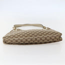 GUCCI GG Canvas Tote Bag Beige Gold 121023 Auth 143241-5