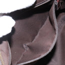 GUCCI GG Canvas Shoulder Bag Beige Silver 181092 Auth 143244-20