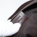 GUCCI GG Canvas Shoulder Bag Beige Silver 181092 Auth 143244-21