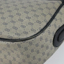 GUCCI Micro GG Supreme Shoulder Bag PVC Navy Gold 001 115 0918 Auth 143245-15