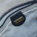 GUCCI Micro GG Supreme Shoulder Bag PVC Navy Gold 001 115 0918 Auth 143245-18