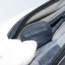 GUCCI Micro GG Supreme Shoulder Bag PVC Navy Gold 001 115 0918 Auth 143245-12