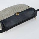 GUCCI Micro GG Supreme Shoulder Bag PVC Navy Gold 001 115 0918 Auth 143245-6