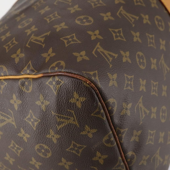 LOUIS VUITTON Monogram Keepall 55 Boston Bag M41424 LV Auth 143247