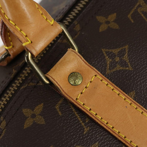 LOUIS VUITTON Monogram Keepall 55 Boston Bag M41424 LV Auth 143247