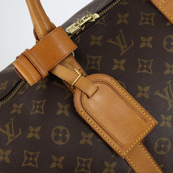 LOUIS VUITTON Monogram Keepall 55 Boston Bag M41424 LV Auth 143247