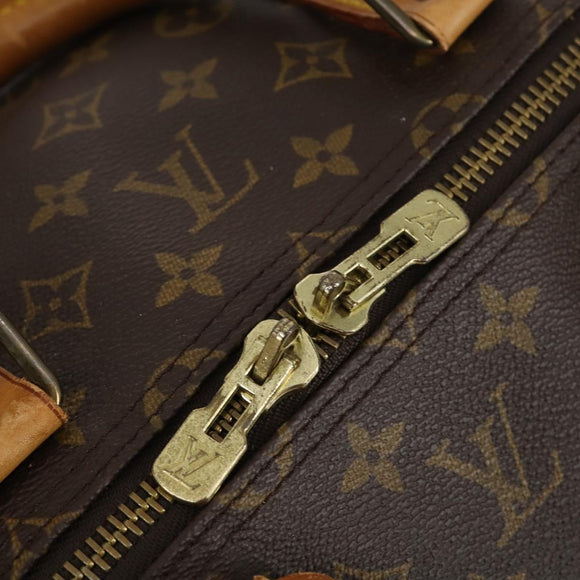 LOUIS VUITTON Monogram Keepall 55 Boston Bag M41424 LV Auth 143247