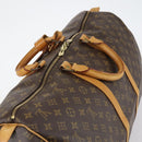 LOUIS VUITTON Monogram Keepall 55 Boston Bag M41424 LV Auth 143247-6
