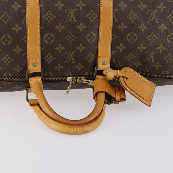 LOUIS VUITTON Monogram Keepall 55 Boston Bag M41424 LV Auth 143247
