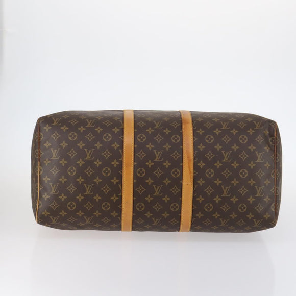 LOUIS VUITTON Monogram Keepall 55 Boston Bag M41424 LV Auth 143247