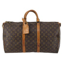 LOUIS VUITTON Monogram Keepall Bandouliere 50 Boston Bag M41416 LV Auth 143249-13
