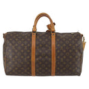 LOUIS VUITTON Monogram Keepall Bandouliere 50 Boston Bag M41416 LV Auth 143249-2