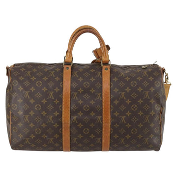 LOUIS VUITTON Monogram Keepall Bandouliere 50 Boston Bag M41416 LV Auth 143249 - 0