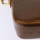 LOUIS VUITTON Monogram Vernis Christie GM Shoulder Bag Bronze M91107 Auth 143251-17