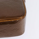 LOUIS VUITTON Monogram Vernis Christie GM Shoulder Bag Bronze M91107 Auth 143251-18