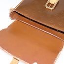LOUIS VUITTON Monogram Vernis Christie GM Shoulder Bag Bronze M91107 Auth 143251-20