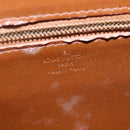 LOUIS VUITTON Monogram Vernis Christie GM Shoulder Bag Bronze M91107 Auth 143251-21