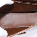 LOUIS VUITTON Monogram Vernis Christie GM Shoulder Bag Bronze M91107 Auth 143251-10