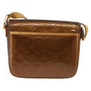 LOUIS VUITTON Monogram Vernis Christie GM Shoulder Bag Bronze M91107 Auth 143251-2