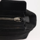 Salvatore Ferragamo Vala Hand Bag Canvas Black Silver Auth 143256-15