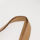 Salvatore Ferragamo Gancini Tote Bag Leather Beige Gold Auth 143257-8