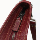 GUCCI GG Canvas Shoulder Bag Beige Silver 113013 Auth 143267-17