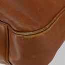 GUCCI Bamboo Hand Bag Leather 2way Beige Silver 001 1577 Auth 143268-12