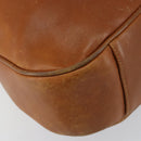 GUCCI Bamboo Hand Bag Leather 2way Beige Silver 001 1577 Auth 143268-13