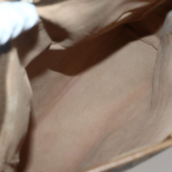 GUCCI GG Supreme Tote Bag PVC Beige Gold 002 37 0035 Auth 143269