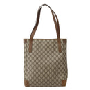 GUCCI GG Supreme Tote Bag PVC Beige Gold 002 37 0035 Auth 143269-2