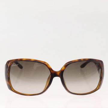 GUCCI Sunglasses Plastic Brown Auth 143270 - 0