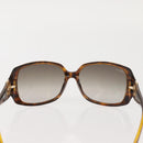 GUCCI Sunglasses Plastic Brown Auth 143270-3