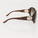 GUCCI Sunglasses Plastic Brown Auth 143270-7