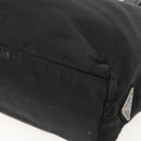 PRADA Hand Bag Nylon Black Silver Auth 143271-15