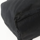PRADA Hand Bag Nylon Black Silver Auth 143271-16