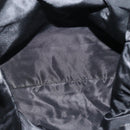 PRADA Hand Bag Nylon Black Silver Auth 143271-11