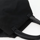 PRADA Hand Bag Nylon Black Silver Auth 143271-6