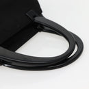 PRADA Hand Bag Nylon Black Silver Auth 143271-7