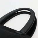 PRADA Hand Bag Nylon Black Silver Auth 143271-8