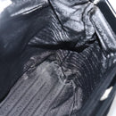 PRADA Tote Bag Nylon Black Silver Auth 143273-20