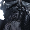 PRADA Tote Bag Nylon Black Silver Auth 143273-21