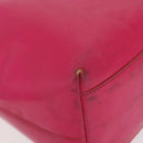 PRADA Shoulder Bag Leather Pink Clear Auth 143274-9