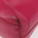 PRADA Shoulder Bag Leather Pink Clear Auth 143274-16