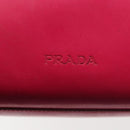 PRADA Shoulder Bag Leather Pink Clear Auth 143274-17